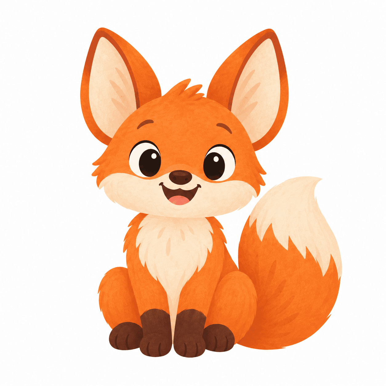 Starting picture for the Fox pack: AI-created original character image