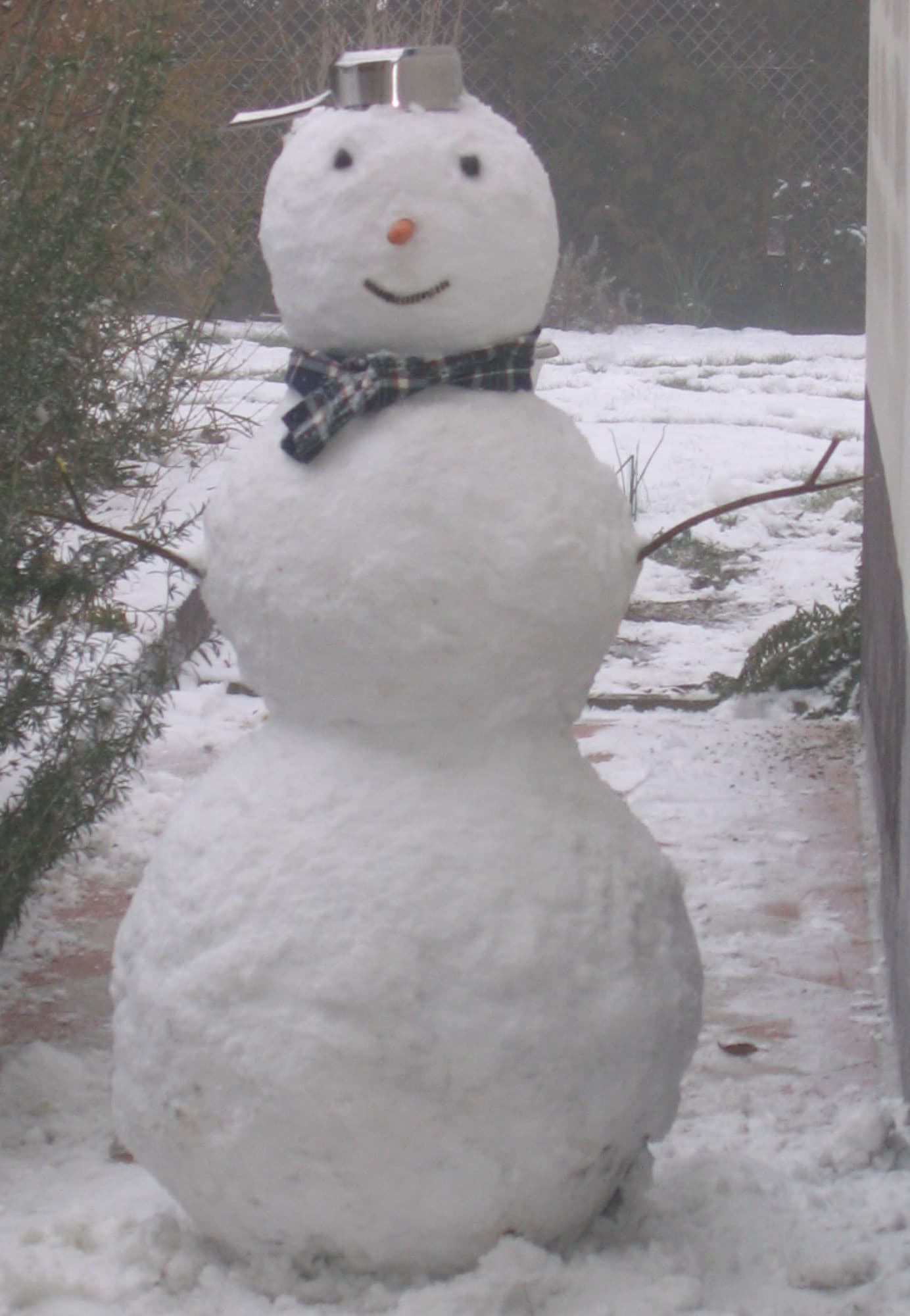 Starting picture for the Snowman pack: Real photograph