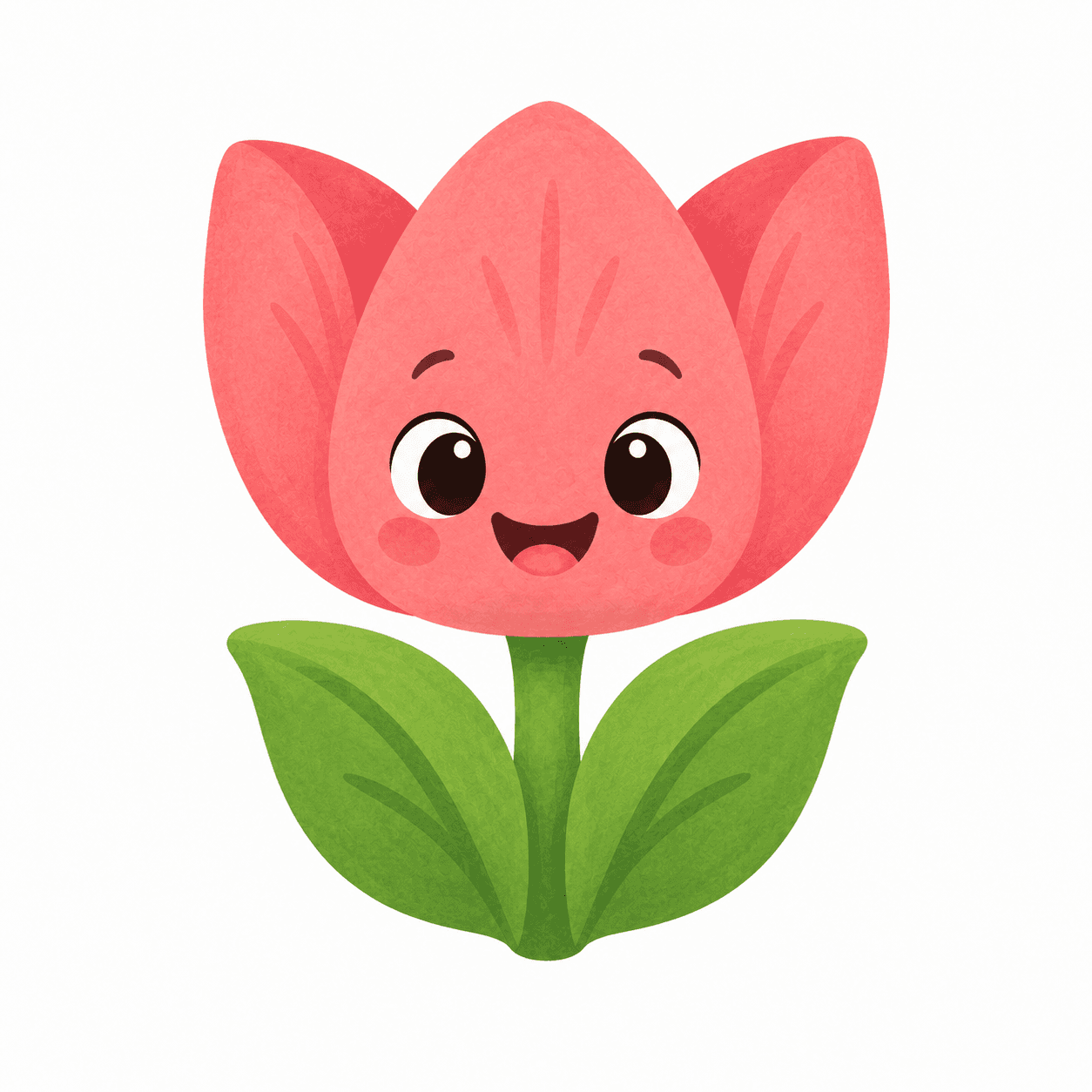 Starting picture for the Tulip pack: AI-created original character image