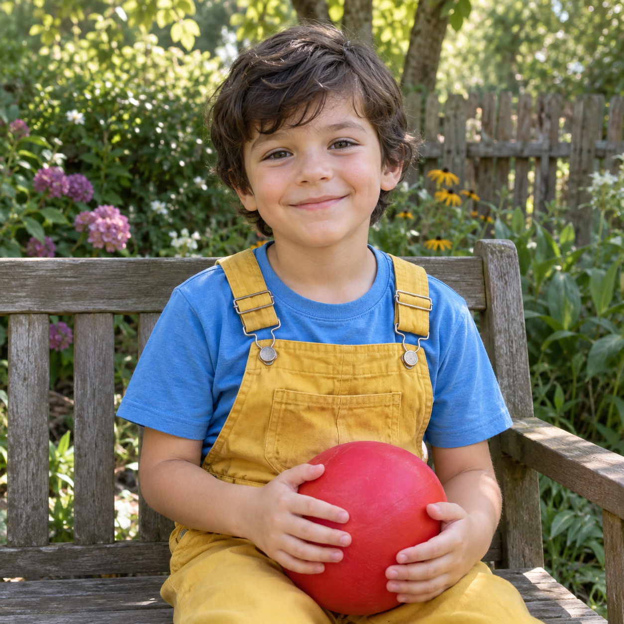 Starting picture for the Child portrait pack: AI-created reference photo